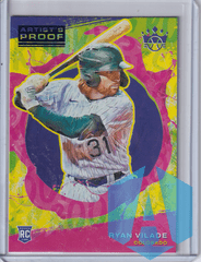 2022 Panini Diamond Kings Blue Artist's Proof Ryan Vilade RC #160 Rockies